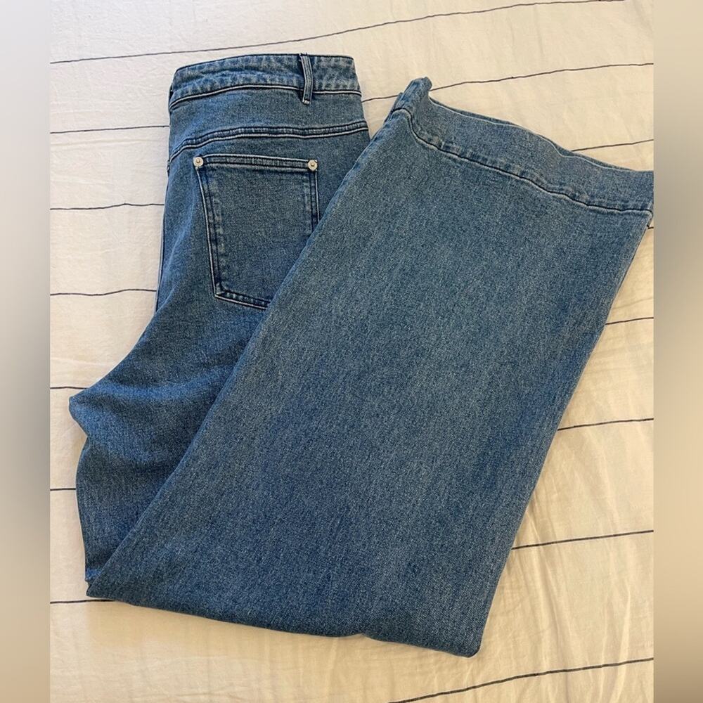NWOT STAUD Grayson Medium Wash Jeans Size 12 - Picture 10 of 11